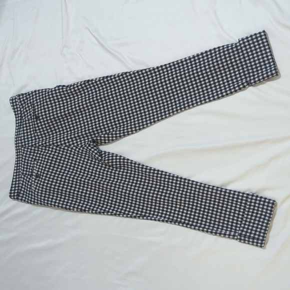 ANTHROPOLOGIE The Essential Crop Flare Pants Color Black/White Size 2 - Picture 6 of 16